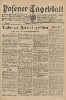 Posener Tageblatt. Jg.71, Nr. 287 (15 Dezember 1932) + dod.