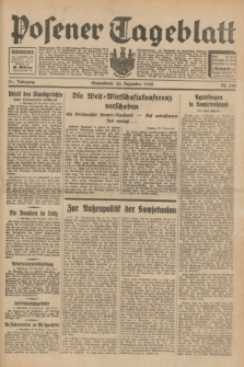 Posener Tageblatt. Jg.71, Nr. 295 (24 Dezember 1932) + dod.
