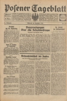 Posener Tageblatt. Jg.71, Nr. 297 (28 Dezember 1932) + dod.
