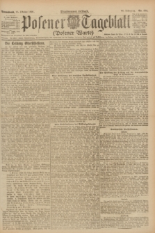 Posener Tageblatt (Posener Warte). Jg.60, Nr. 194 (15 Oktober 1921)