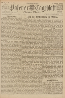 Posener Tageblatt (Posener Warte). Jg.60, Nr. 219 (15 November 1921)