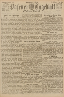 Posener Tageblatt (Posener Warte). Jg.60, Nr. 235 (4 Dezember 1921) + dod.
