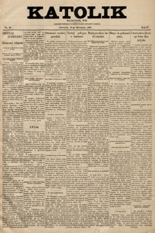 Katolik : czasopismo poświęcone interesom Polaków katolików w Ameryce. R. 4, 1900, nr 49