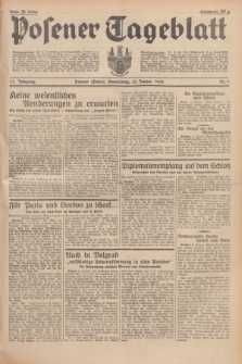 Posener Tageblatt. Jg.77, Nr. 9 (13 Januar 1938) + dod.