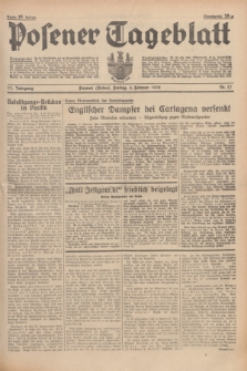 Posener Tageblatt. Jg.77, Nr. 27 (4 Februar 1938) + dod.