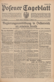 Posener Tageblatt. Jg.77, Nr. 38 (17 Februar 1938) + dod.