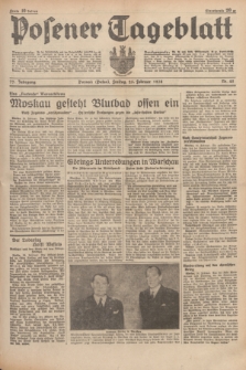 Posener Tageblatt. Jg.77, Nr. 45 (25 Februar 1938) + dod.