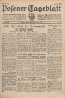 Posener Tageblatt. Jg.77, Nr. 48 (1 März 1938) + dod.