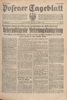 Posener Tageblatt. Jg.77, Nr. 61 (16 März 1938) + dod.
