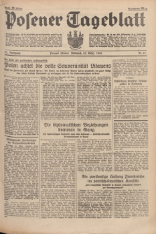 Posener Tageblatt. Jg.77, Nr. 67 (23 März 1938) + dod.