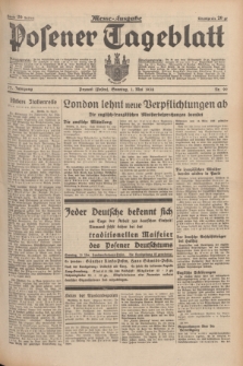 Posener Tageblatt. Jg.77, Nr. 99 (1 Mai 1938) + dod.