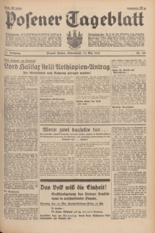 Posener Tageblatt. Jg.77, Nr. 109 (14 Mai 1938) + dod.