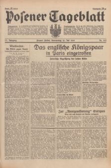 Posener Tageblatt. Jg.77, Nr. 163 (21 Juli 1938) + dod.