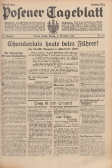 Posener Tageblatt. Jg.77, Nr. 211 (16 September 1938) + dod.