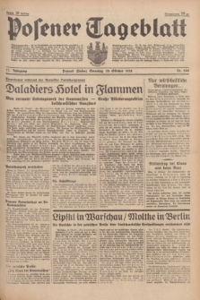 Posener Tageblatt. Jg.77, Nr. 249 (30 Oktober 1938) + dod.