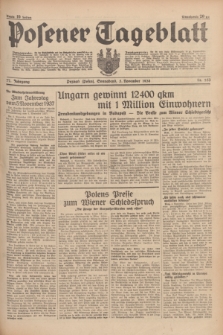 Posener Tageblatt. Jg.77, Nr. 253 (5 November 1938) + dod.