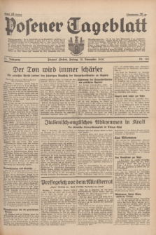 Posener Tageblatt. Jg.77, Nr. 263 (18 November 1938) + dod.