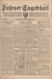 Posener Tageblatt. Jg.77, Nr. 235 (14 Oktober 1938) + dod.