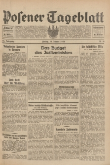 Posener Tageblatt. Jg.72, Nr. 10 (13 Januar 1933) + dod.
