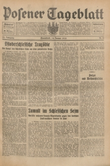 Posener Tageblatt. Jg.72, Nr. 11 (14 Januar 1933) + dod.