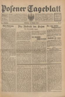 Posener Tageblatt. Jg.72, Nr. 12 (15 Januar 1933) + dod.