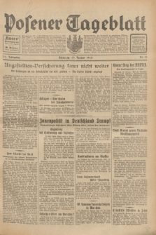 Posener Tageblatt. Jg.72, Nr. 13 (17 Januar 1933) + dod.