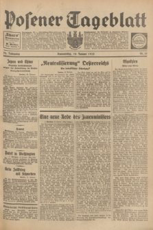 Posener Tageblatt. Jg.72, Nr. 15 (19 Januar 1933) + dod.