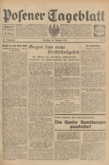 Posener Tageblatt. Jg.72, Nr. 19 (24 Januar 1933) + dod.