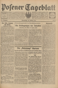 Posener Tageblatt. Jg.72, Nr. 21 (26 Januar 1933) + dod.