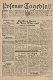 Posener Tageblatt. Jg.72, Nr. 38 (16 Februar 1933) + dod.