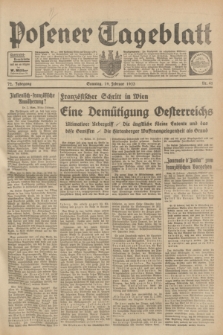 Posener Tageblatt. Jg.72, Nr. 41 (19 Februar 1933) + dod.