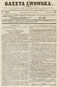 Gazeta Lwowska. 1851, nr 148