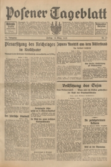 Posener Tageblatt. Jg.72, Nr. 57 (10 März 1933) + dod.