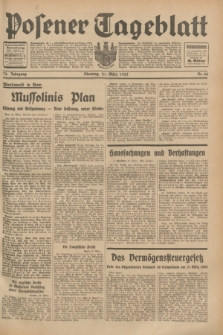 Posener Tageblatt. Jg.72, Nr. 66 (21 März 1933) + dod.
