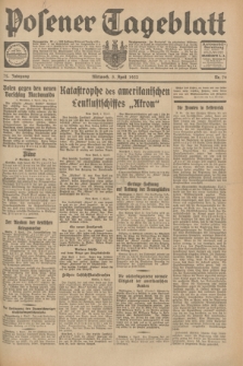Posener Tageblatt. Jg.72, Nr. 79 (5 April 1933) + dod.