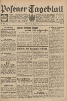 Posener Tageblatt. Jg.72, Nr. 95 (26 April 1933) + dod.