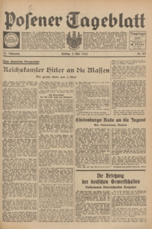 Posener Tageblatt. Jg.72, Nr. 102 (5 Mai 1933) + dod.