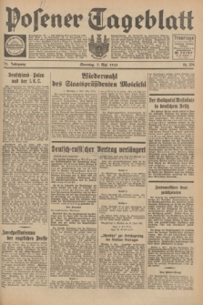 Posener Tageblatt. Jg.72, Nr. 104 (7 Mai 1933) + dod.