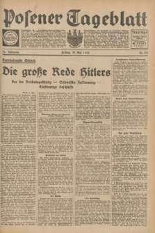 Posener Tageblatt. Jg.72, Nr. 114 (19 Mai 1933) + dod.