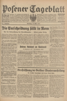 Posener Tageblatt. Jg.72, Nr. 117 (23 Mai 1933) + dod.