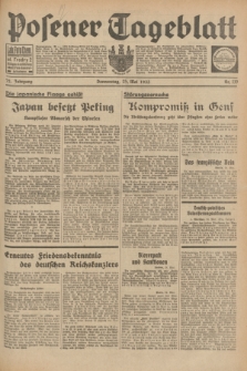 Posener Tageblatt. Jg.72, Nr. 119 (25 Mai 1933) + dod.