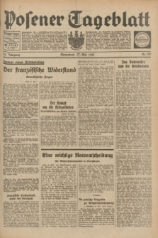 Posener Tageblatt. Jg.72, Nr. 120 (27 Mai 1933) + dod.