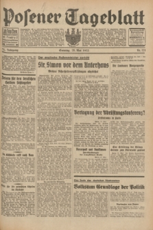 Posener Tageblatt. Jg.72, Nr. 121 (28 Mai 1933) + dod.