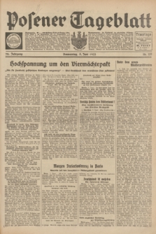 Posener Tageblatt. Jg.72, Nr. 129 (8 Juni 1933) + dod.