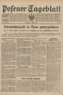 Posener Tageblatt. Jg.72, Nr. 130 (9 Juni 1933) + dod.