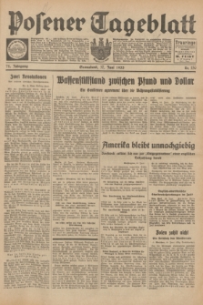 Posener Tageblatt. Jg.72, Nr. 136 (17 Juni 1933) + dod.