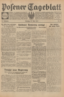 Posener Tageblatt. Jg.72, Nr. 137 (18 Juni 1933) + dod.