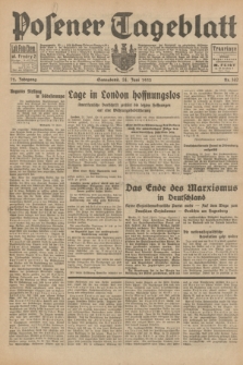 Posener Tageblatt. Jg.72, Nr. 142 (24 Juni 1933) + dod.