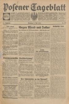Posener Tageblatt. Jg.72, Nr. 148 (2 Juli 1933) + dod.