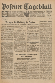 Posener Tageblatt. Jg.72, Nr. 151 (6 Juli 1933) + dod.